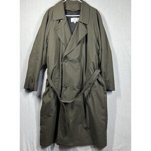 Cricketeer Trench Coat Mens 40 Regular Belted Removable Liner Classic Overcoat